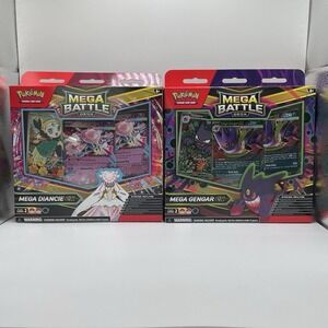 (LOT OF 2) Mega Battle Deck Mega Gengar ex & Mega Diancie ex (1 Each) Haunter